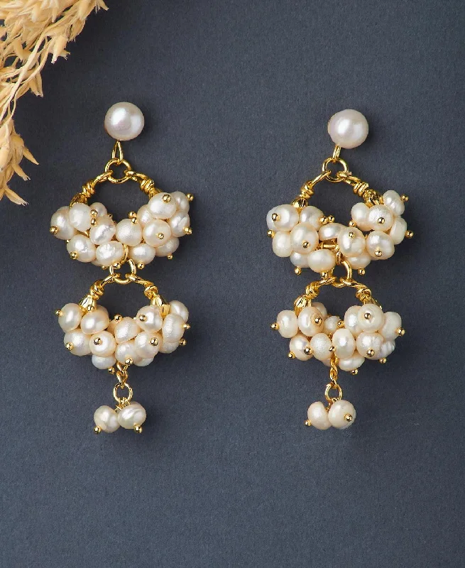 Bold Earrings With Beads For Fashion-Beautiful Banjara Pearl Earring