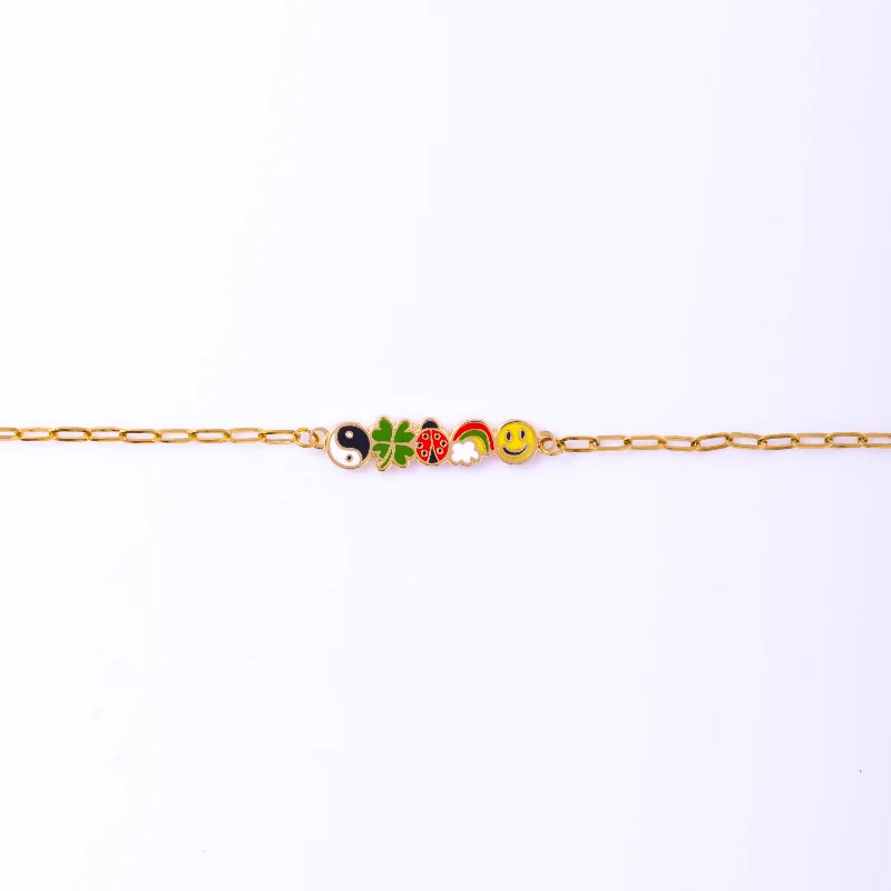 Simple Beaded Bracelets For Teens-Lucky Charms Bracelet