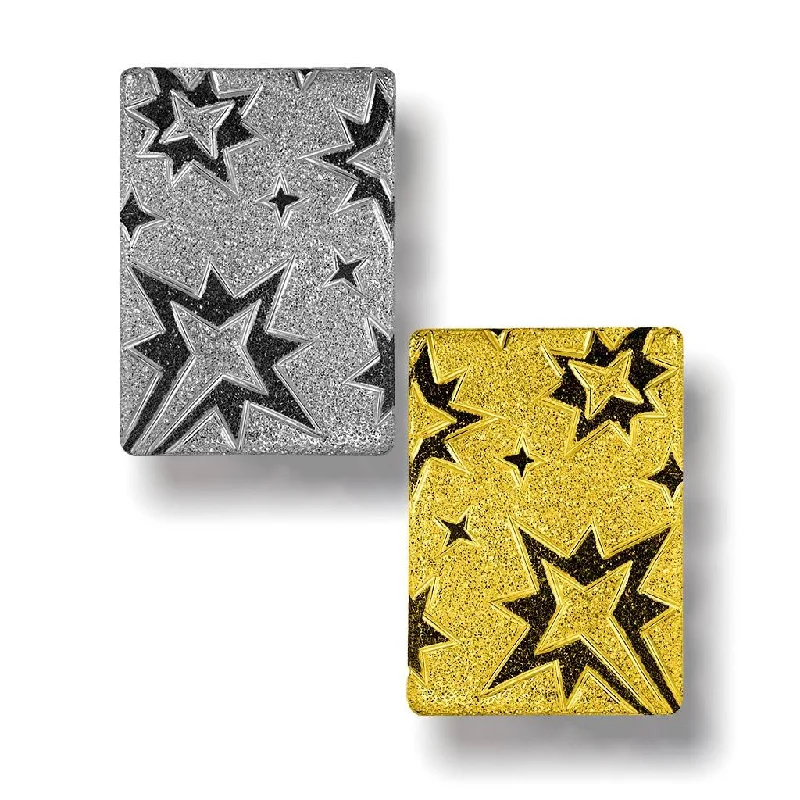 Gold Earrings For Casual Day Wear-Silver Star Earrings