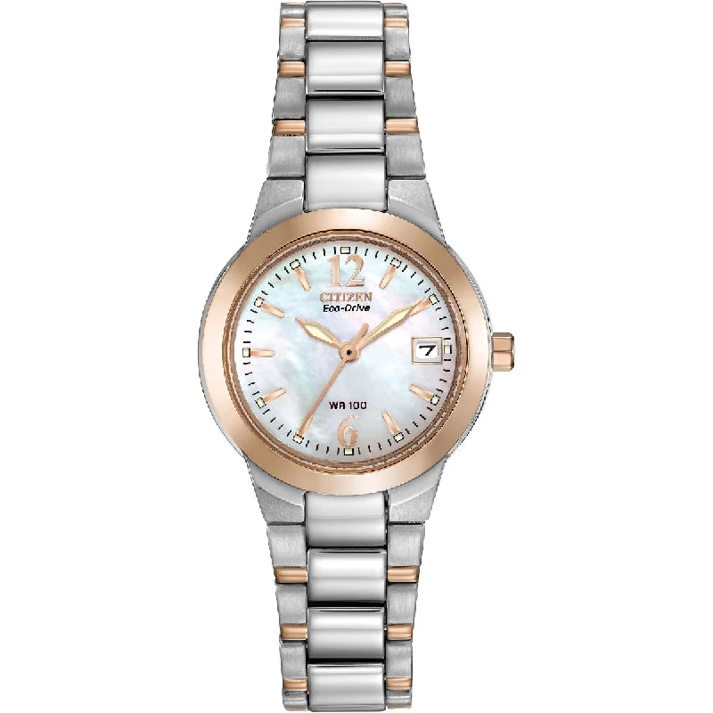 Solar Watches With Environmentally Friendly Materials-Citizen Eco-Drive Chandler EW1676-52D