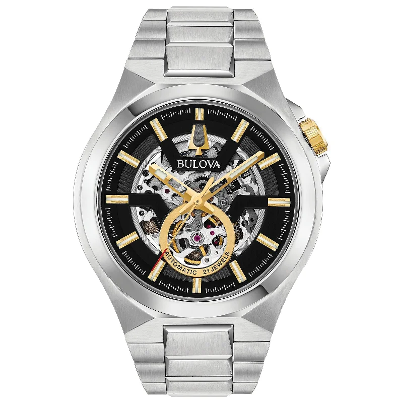 Stylish Watches With Touchscreen Features-Bulova Maquina Collection 98A224