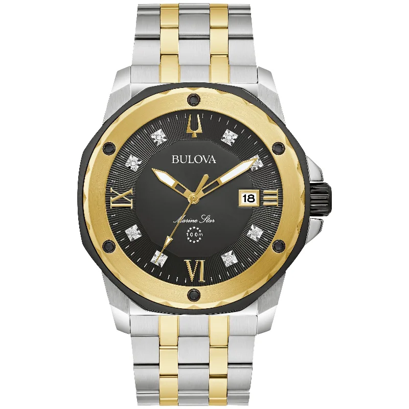 Personalized Watches For Men-Bulova Marine Star Collection 98D175