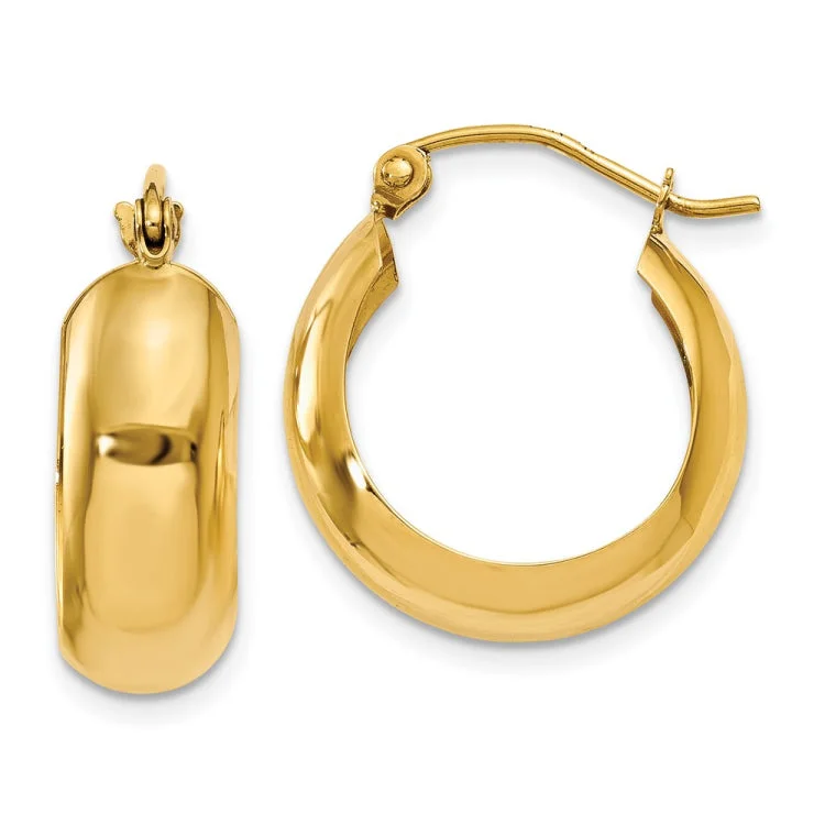 Trendy Hoop Earrings For Fashionable Look-14K Hoop Earrings