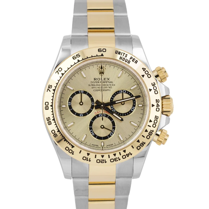 Timeless Watches For Professionals-NEW 2023 PAPERS Rolex Daytona Cosmograph 40mm CHAMPAGNE 18K Gold 126503 BOX