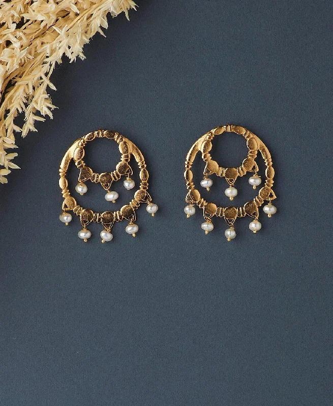 Vintage-Inspired Drop Earrings For Special Events-Fancy drop pearl Earring