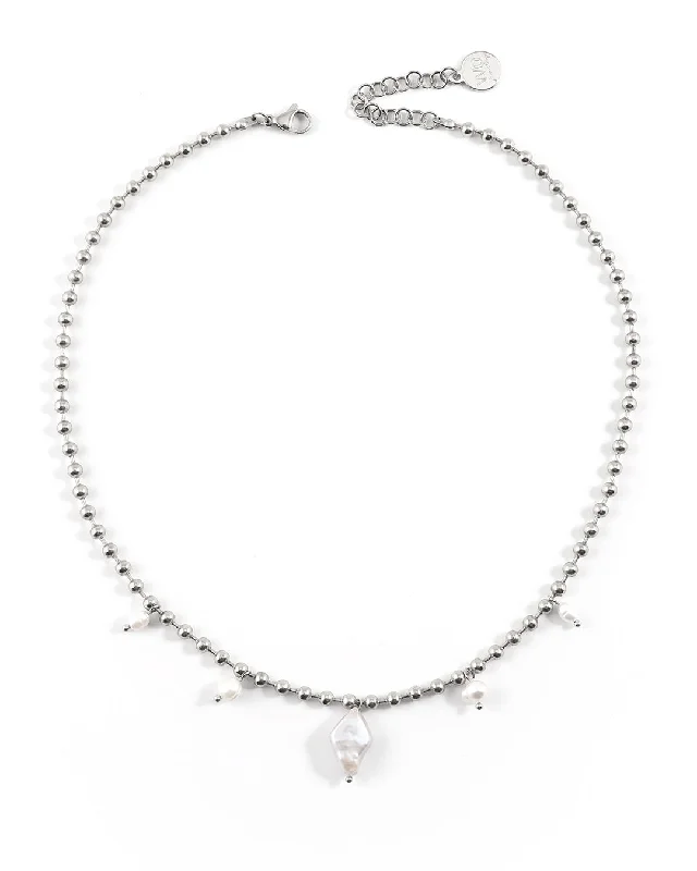 Unique Chain Necklace For Fashionistas-Artemis Silver Necklace