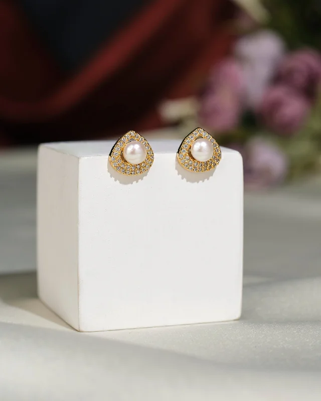 Large Crystal Earrings For Evening Wear-Beautiful Stud Earrings