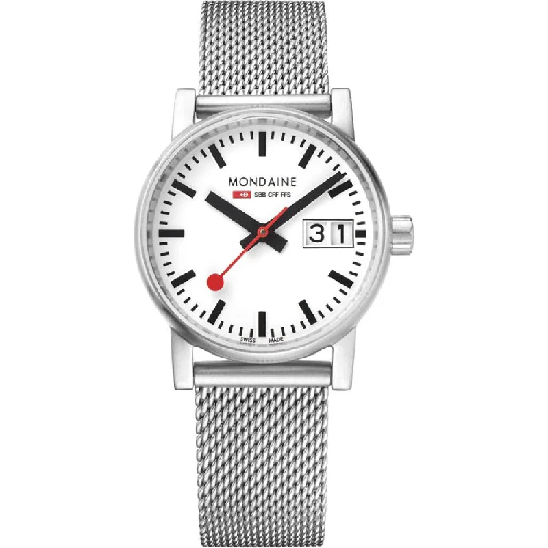 Designer Watches For Brides-Mondaine Official Swiss Railways EVO2 MSE.30210.SM