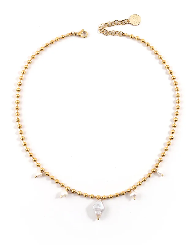 Luxury Gemstone Necklace For Bridesmaids-Artemis Gold Necklace