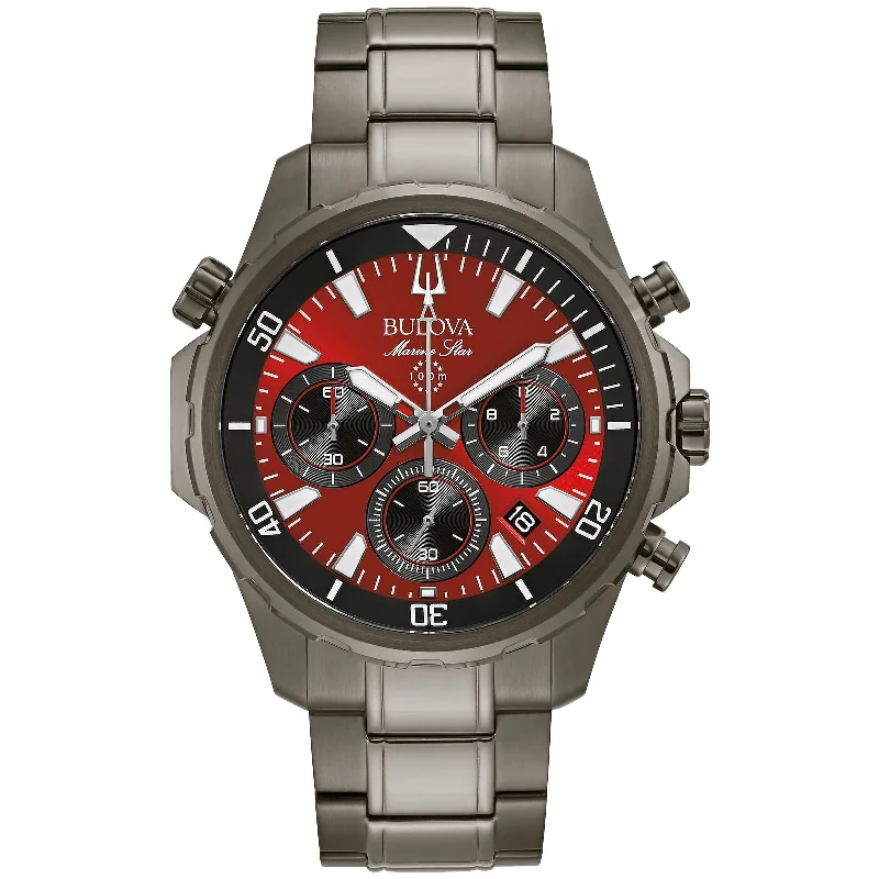 Trendy Watches For Young Adults-Bulova Marine Star Collection 98B350