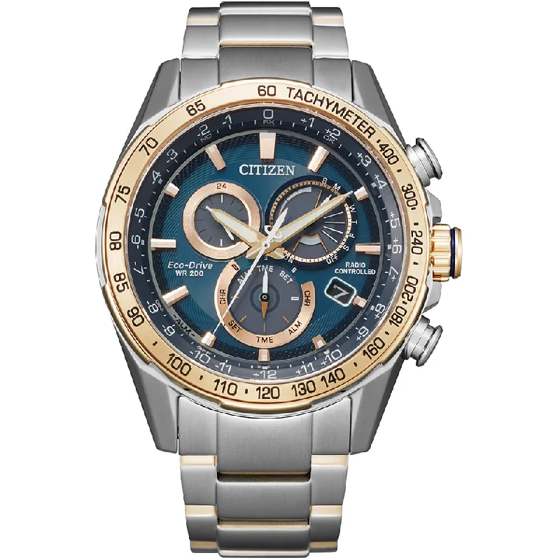 Designer Watches For Exclusive Collections-Citizen Eco-Drive PCAT Perpetual Chrono A-T CB5916-59L