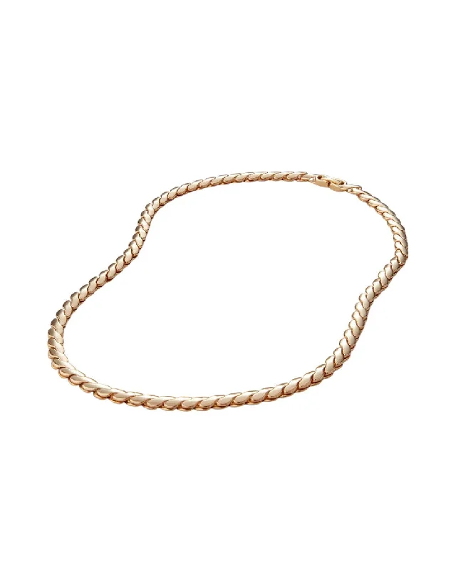 Custom Bar Necklace For Bridesmaids-Paloma Chain - Gold