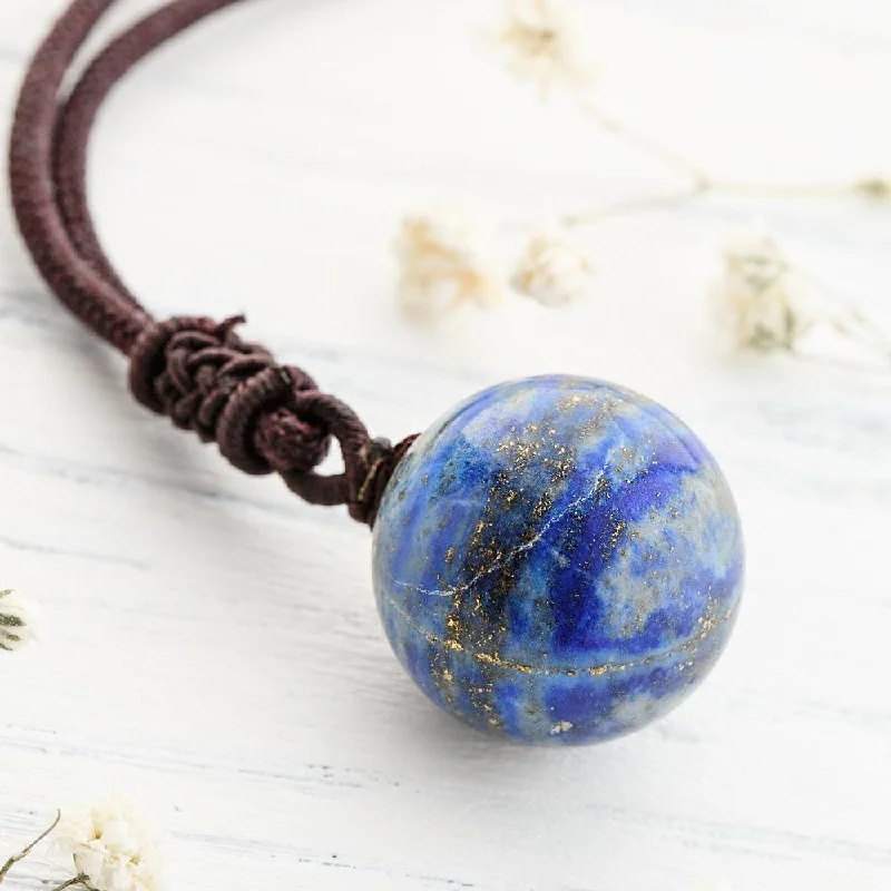 Custom Pendant Necklace For Couples-Spiritual Lapis Lazuli Necklace