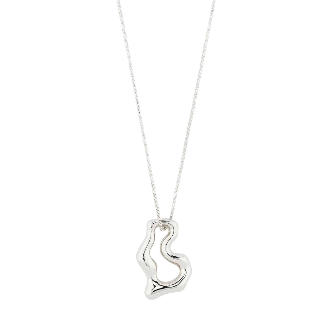 Personalized Infinity Necklace For Couples-Cloud Silver Plated Necklace