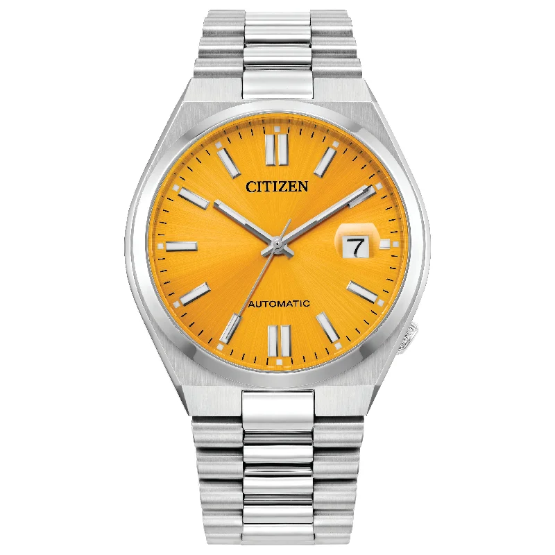 Sports Watches With Heart Rate Monitoring-Citizen Automatic Tsuyosa NJ0150-56Z