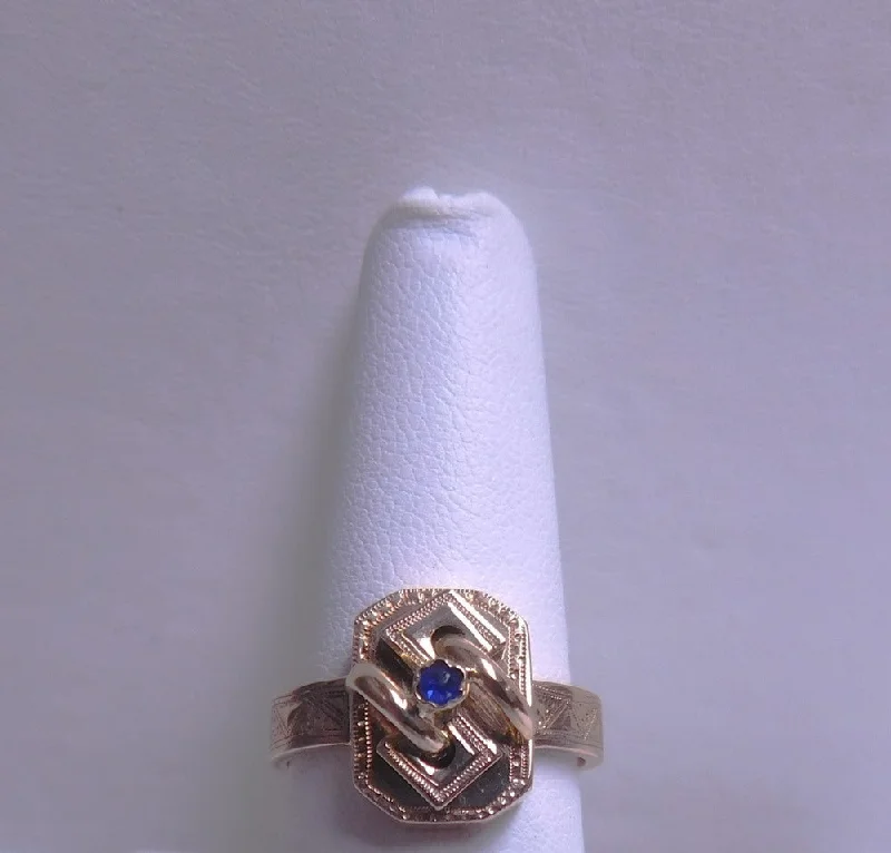 Custom Gold Rings For Engagement Day-10K VICTORIAN RING