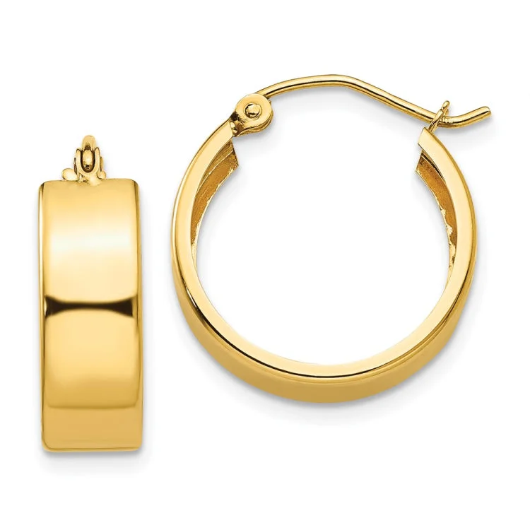 Elegant Hoop Earrings For Anniversary Gifts-14K Hoop Earrings