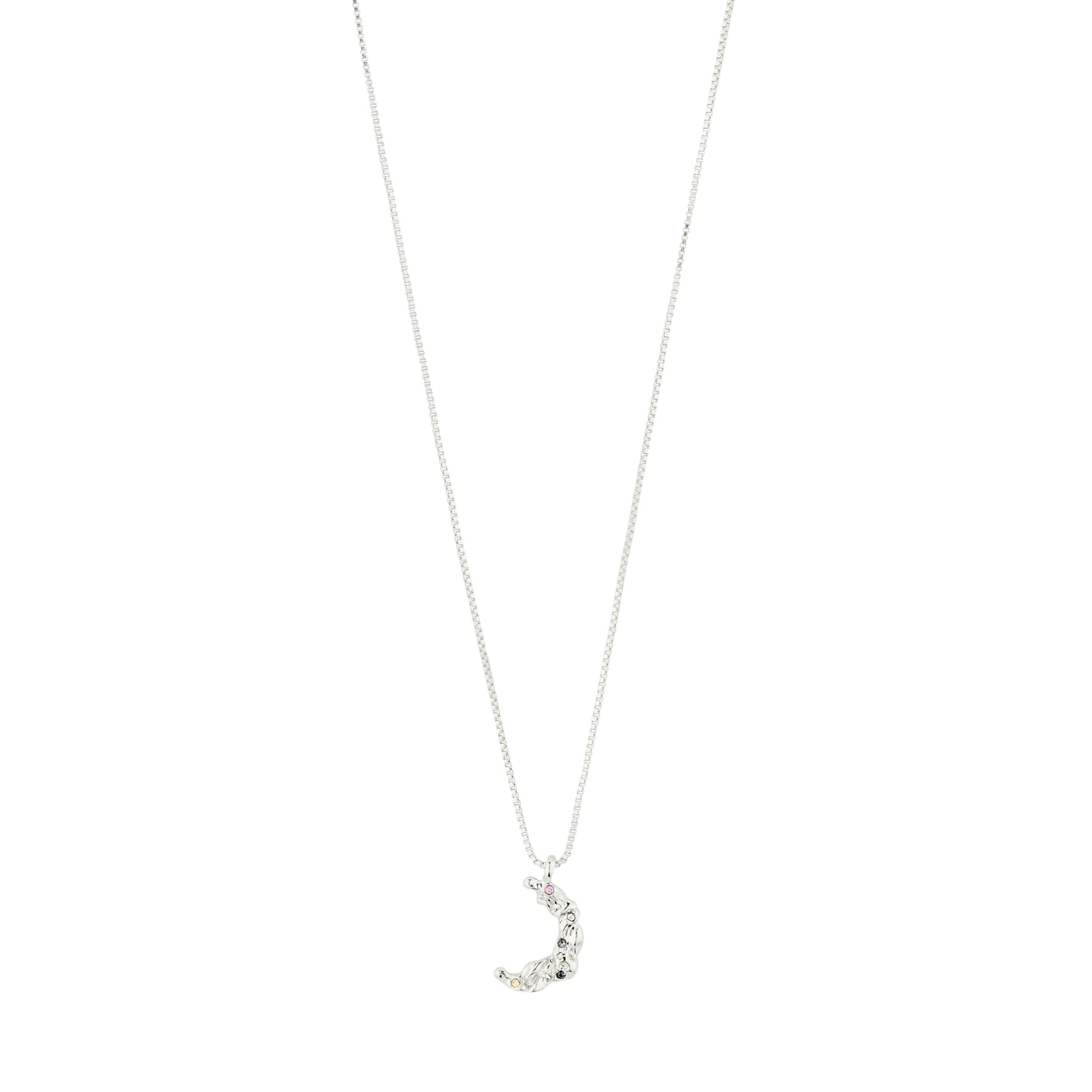 Elegant Heart Pendant Necklace For Special Events-Remy Silver Plated Necklace