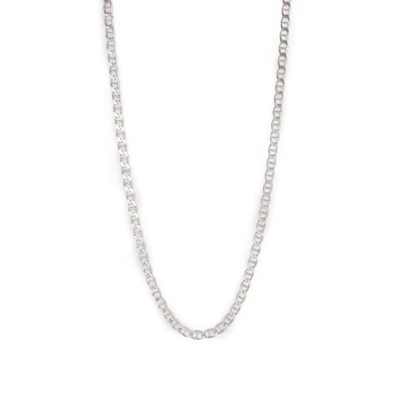 Dainty Gold Necklace For Minimalist Style-Mia Necklace - Silver