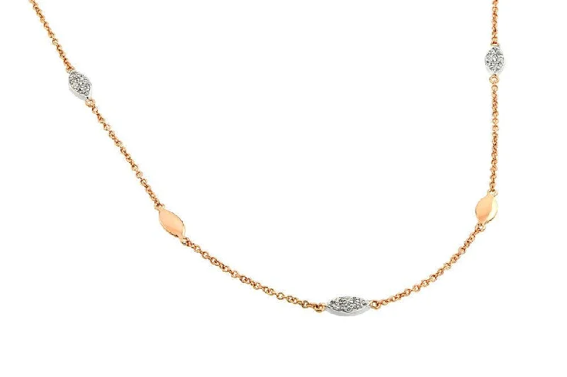 Trendy Pendant Necklace For Evening Wear-Silver 925 Gold Plated Clear CZ Marquise Shape Necklace - BGP00828