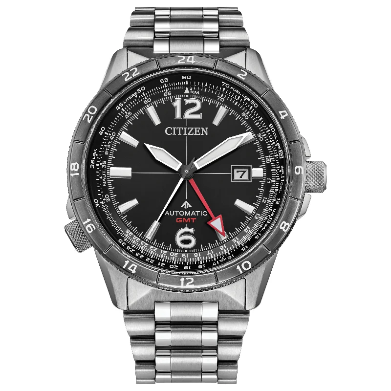 High-End Watches With Chronograph Features-Citizen Automatic Promaster Air GMT NB6046-59E