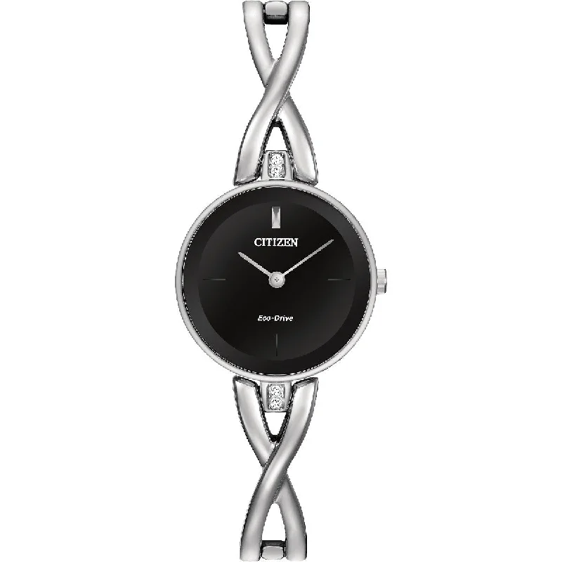 Minimalist Watches For Women-Citizen Eco-Drive Axiom EX1420-50E