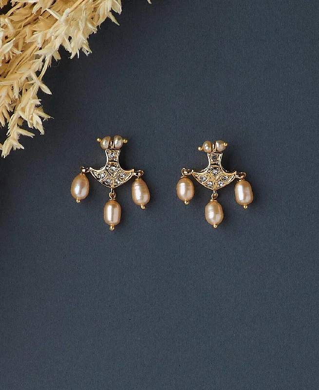 Boho Chic Earrings For Fashion-Elegant Pearl hanging Earring