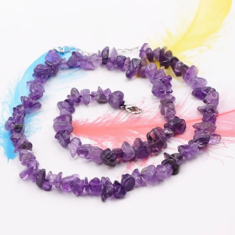 Unique Gemstone Necklace For Fashion Lovers-Crystal Adventure Beaded Choker Necklace